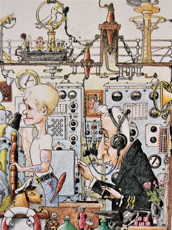 Rogier Mekel voor 'The treasure chest' - Rotterdam - vintage poster